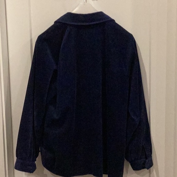 Royal Blue Corduroy 3/4 Car Coat by Part Two - Picture 7 of 8